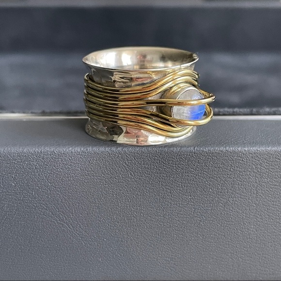 🤍 Stunning Moonstone & Opal Silver Rings 🤍 - Picture 11 of 17